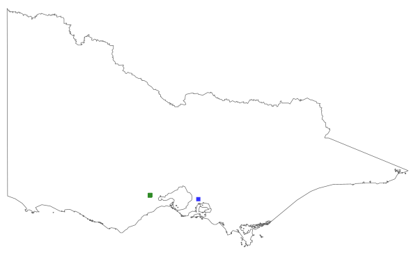 Caladenia pumila (distribution map)
