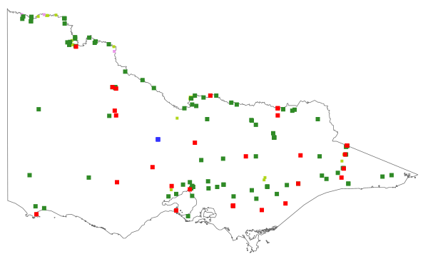 Verbena officinalis (distribution map)