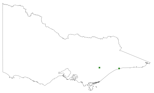Bryum sauteri (distribution map)