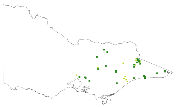 Botrychium australe (distribution map)